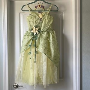 Walt Disney World Tiana Princess Costume Child Size Large 10-12